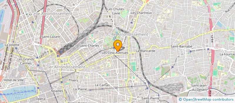 localisation de l'entreprise AUTOPARTAGE PROVENCE à MARSEILLE