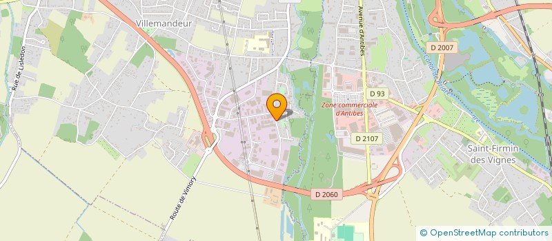 localisation de l'entreprise AUTOPARTENAIRES à VILLEMANDEUR