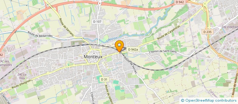 localisation de l'entreprise AUTOPASSION84 à MONTEUX