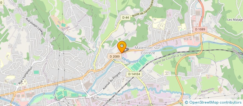 localisation de l'entreprise AUTOPIA 19  MALEMORT