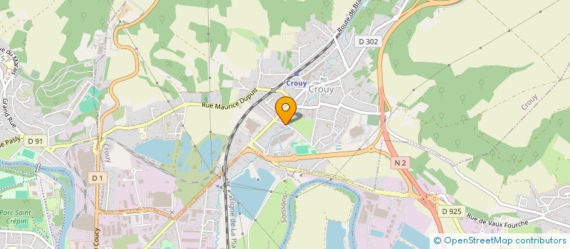 localisation de l'entreprise AUTOPIECE à CROUY