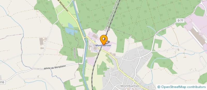 localisation de l'entreprise AUTOPIECES 82  MONTBARTIER