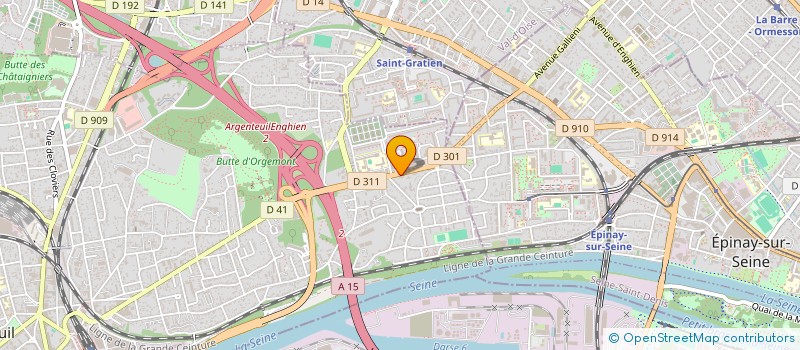 localisation de l'entreprise AUTOPIECES EXPRESS  ARGENTEUIL