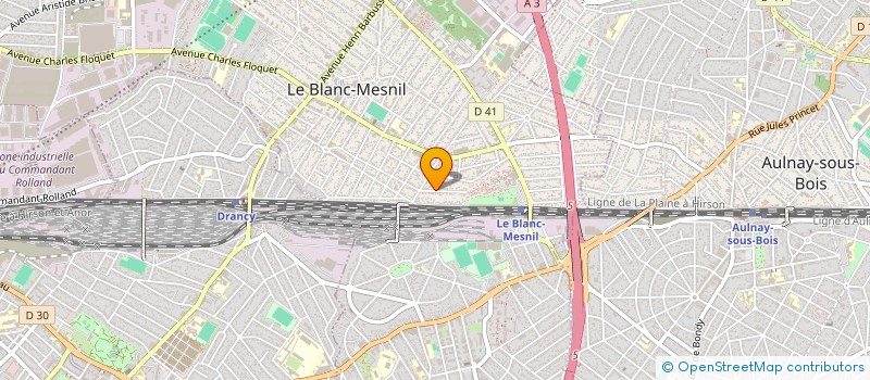 localisation de l'entreprise AUTOPLACE à LE BLANC-MESNIL
