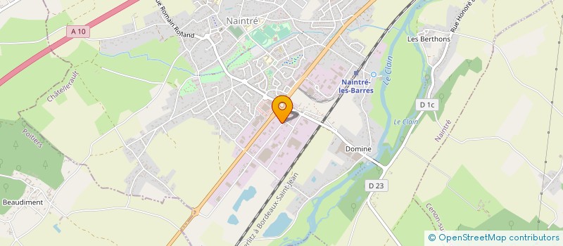 localisation de l'entreprise AUTOPLANETE 86 à NAINTRE