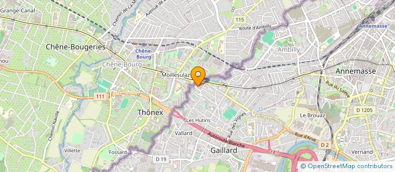 localisation de l'entreprise AUTOPLEX OSNY  GAILLARD