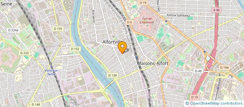 localisation de l'entreprise AUTOPLUS T.M. à ALFORTVILLE