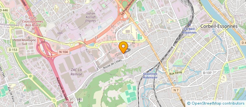 localisation de l'entreprise AUTOPRIBAS CORBEIL à CORBEIL-ESSONNES