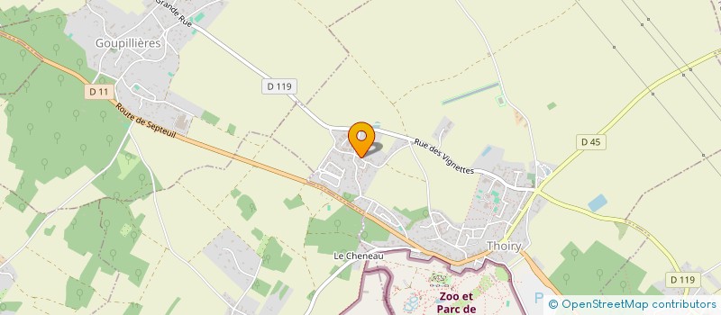 localisation de l'entreprise AUTOPRIV  THOIRY