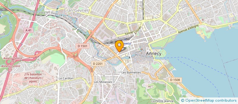 localisation de l'entreprise AUTOPRO à ANNECY