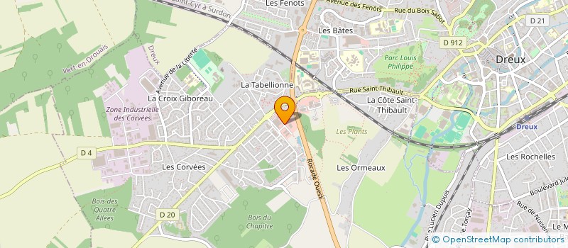 localisation de l'entreprise AUTOPRO à VERNOUILLET