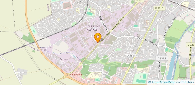localisation de l'entreprise AUTOPRO à LUCE