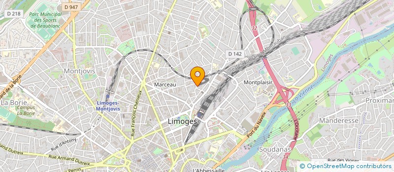 localisation de l'entreprise AUTOPROCONSULTING à LIMOGES
