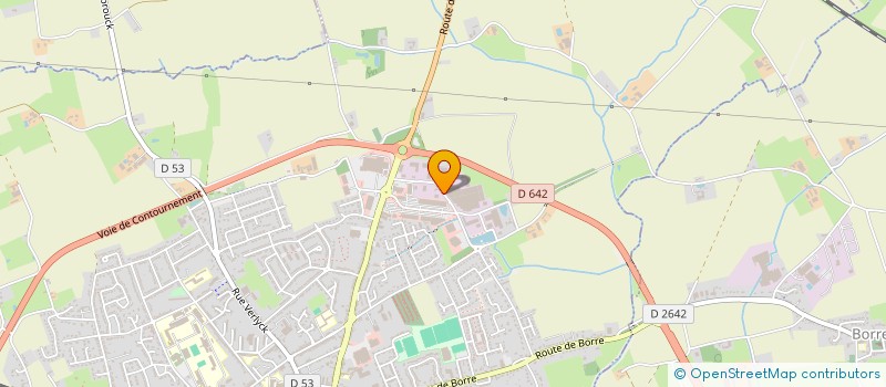 localisation de l'entreprise AUTOPROX à HAZEBROUCK