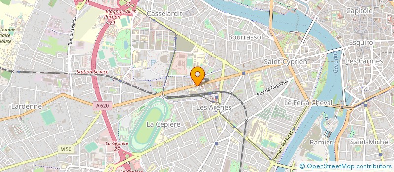 localisation de l'entreprise AUTORAMA S.MINGUET à TOULOUSE