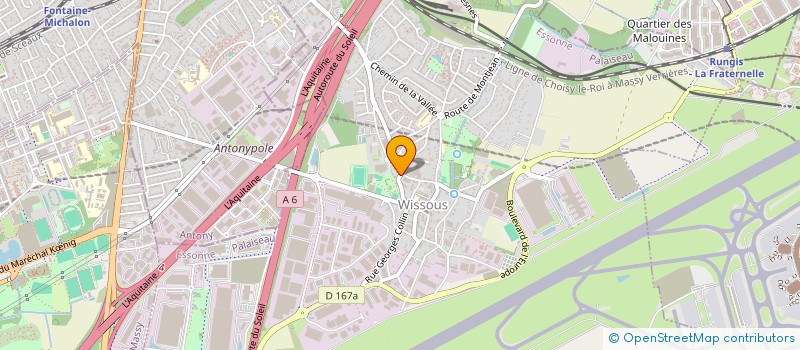 localisation de l'entreprise AUTORAMA91 à WISSOUS