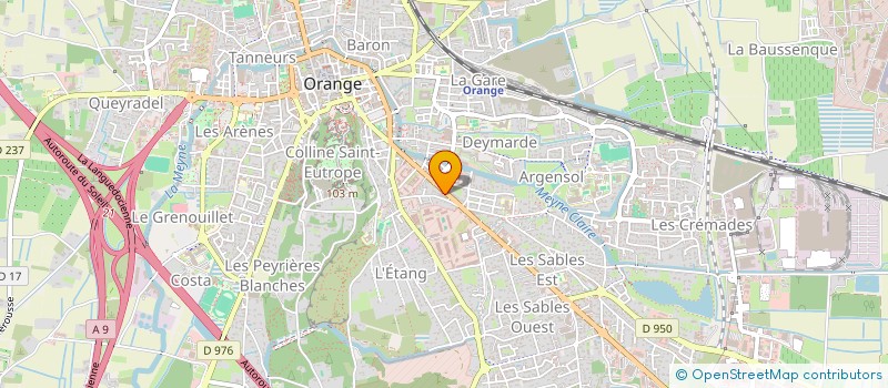 localisation de l'entreprise AUTORANGE à ORANGE