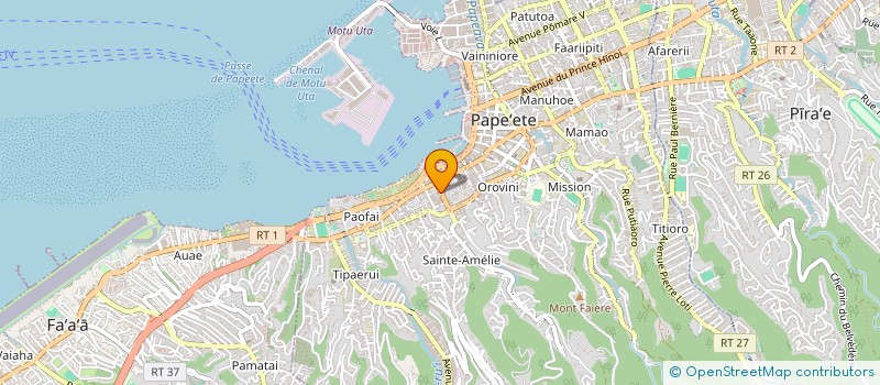 localisation de l'entreprise AUTORITE POLYNESIENNE DE LA CONCURRENCE à PAPEETE