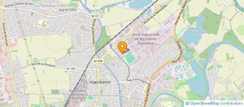 localisation de l'entreprise AUTOROUTH  HNHEIM