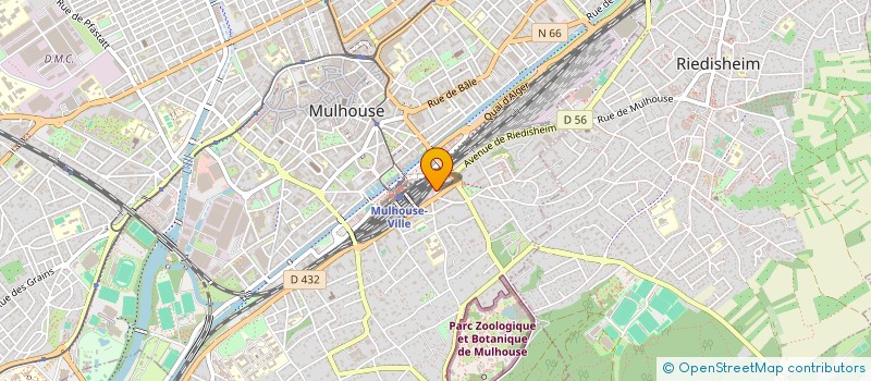 localisation de l'entreprise AUTOS 3000 à MULHOUSE