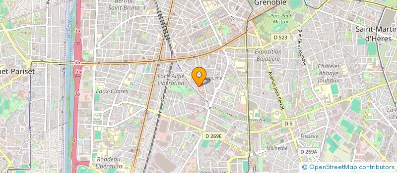 localisation de l'entreprise AUTOS ACTIVE à GRENOBLE