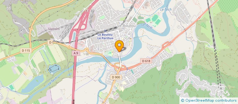 localisation de l'entreprise AUTOS AVENUE 66  LE BOULOU