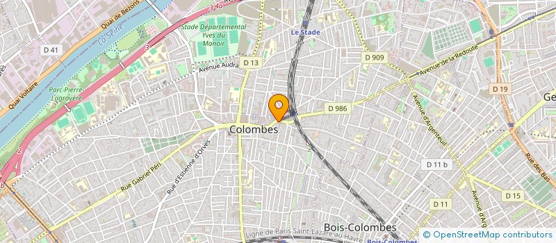localisation de l'entreprise AUTOS BILANS COLOMBES à COLOMBES