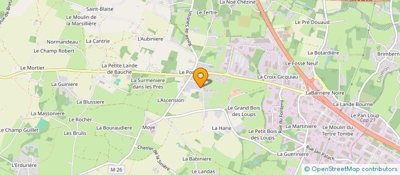 localisation de l'entreprise AUTOS BUDGET COUERONNAIS à COUERON