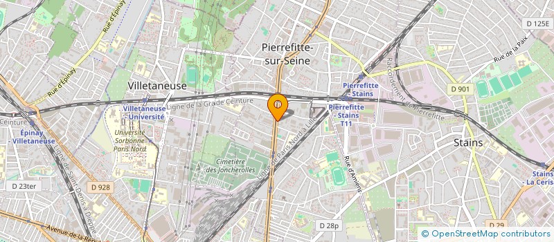 localisation de l'entreprise AUTOS CAR à PIERREFITTE-SUR-SEINE