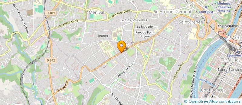 localisation de l'entreprise AUTOS CHARCOT DISTRIBUTION à SAINTE-FOY-LES-LYON