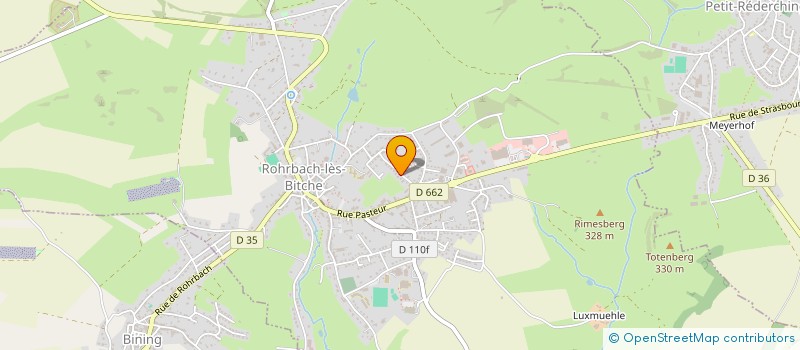 localisation de l'entreprise AUTOS CONCEPT DEPANNAGE  ROHRBACH-LES-BITCHE