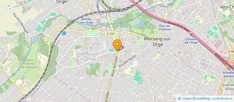 localisation de l'entreprise AUTOS CONTROLE TECHNIQUE ESSONNE à VILLEMOISSON-SUR-ORGE
