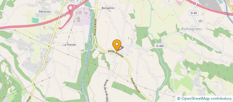 localisation de l'entreprise AUTOS CONTROLES ROMAGNIEU à ROMAGNIEU