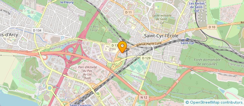 localisation de l'entreprise AUTOS DE CLAGNY à SAINT-CYR-L'ECOLE