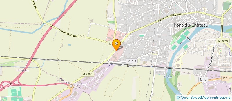 localisation de l'entreprise AUTOS DES VOLCANS  PONT-DU-CHATEAU