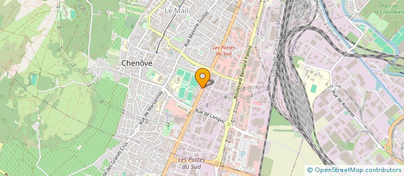 localisation de l'entreprise AUTOS DIJONNAISES à CHENOVE