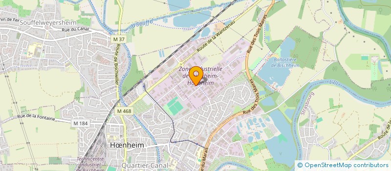 localisation de l'entreprise AUTOS ENERGIE à BISCHHEIM