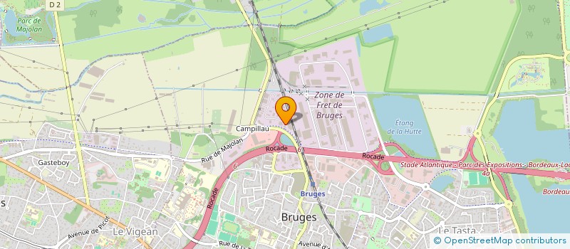 localisation de l'entreprise AUTOS ET ACCESSOIRES à BRUGES
