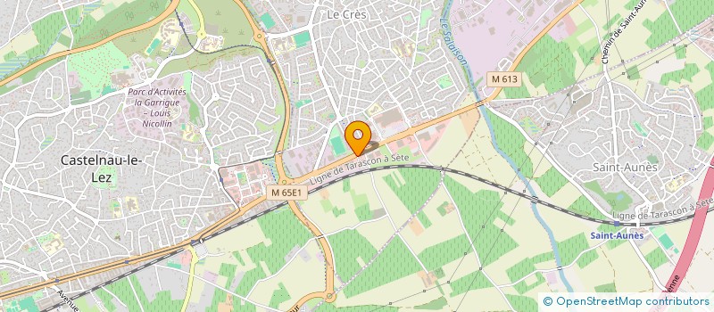 localisation de l'entreprise AUTOS EXPO  LE CRES