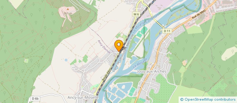 localisation de l'entreprise AUTOS MOTOS ANCIENNES CLUB à ARS-SUR-MOSELLE