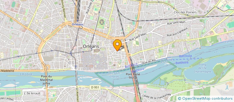 localisation de l'entreprise AUTOS-MOTOS-BATEAUX-PROMOS  ORLEANS
