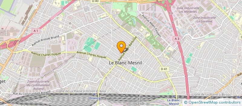 localisation de l'entreprise AUTOS MOTOS SCOOTERS à LE BLANC-MESNIL