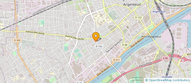 localisation de l'entreprise AUTOS - NET SERVICES  ARGENTEUIL