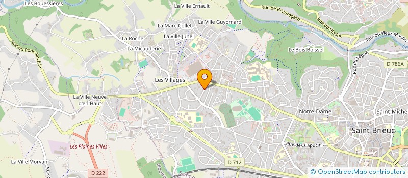 localisation de l'entreprise AUTOS NICKEL à SAINT-BRIEUC