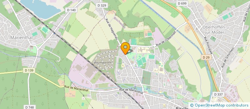 localisation de l'entreprise AUTOS PARC 67  HAGUENAU