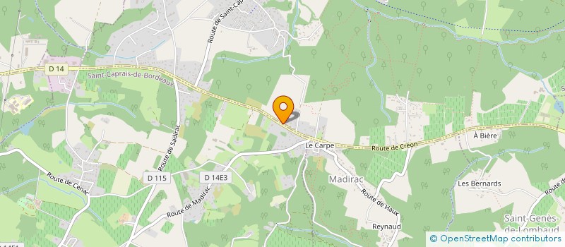 localisation de l'entreprise AUTOS PIECES EQUIPEMENTS  SADIRAC