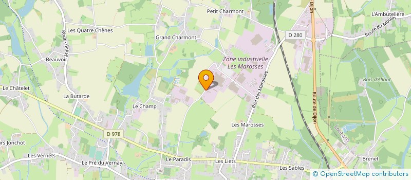 localisation de l'entreprise AUTOS PIECES LOUHANS  BRANGES