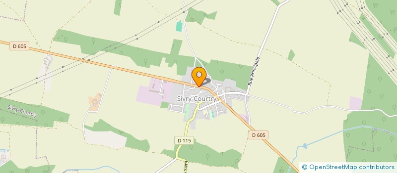localisation de l'entreprise AUTOS PIECES RECYCLABES  SIVRY-COURTRY