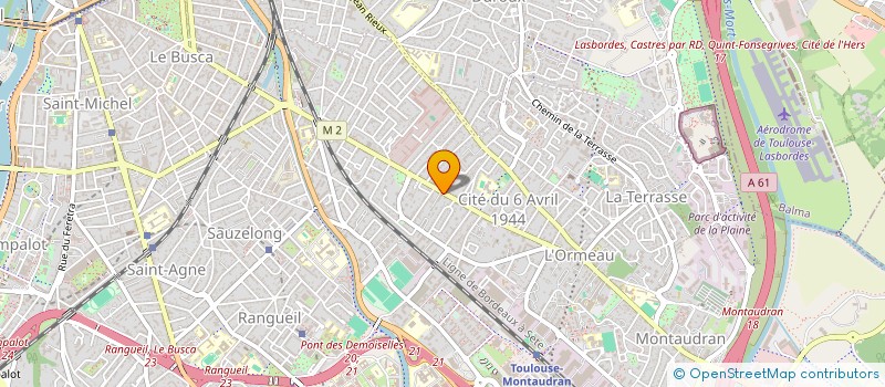 localisation de l'entreprise AUTOS SAINT EXUPERY à TOULOUSE