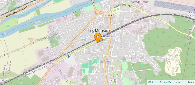 localisation de l'entreprise AUTOS VENTES 78 à LES MUREAUX